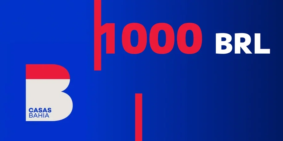 Casas Bahia 1000 BRL Gift Card (Brazil) gallery image 2