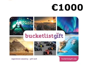 BucketlistGift 1000 EUR Gift Card (Estonia)