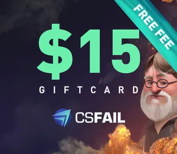 CS fail 15 USD Gift Card (Global)