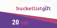 BucketlistGift 20 USD Gift Card (United States) thumb 2