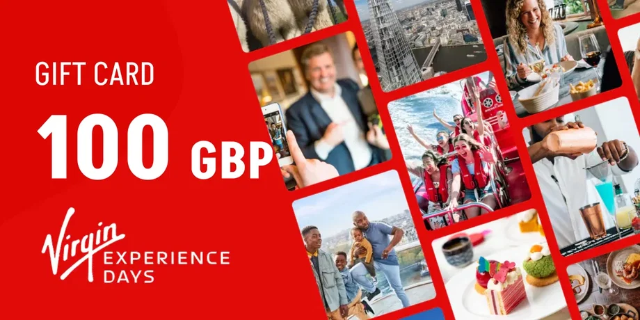 Virgin Experience Days 100 GBP Gift Card (United Kingdom) gallery image 2