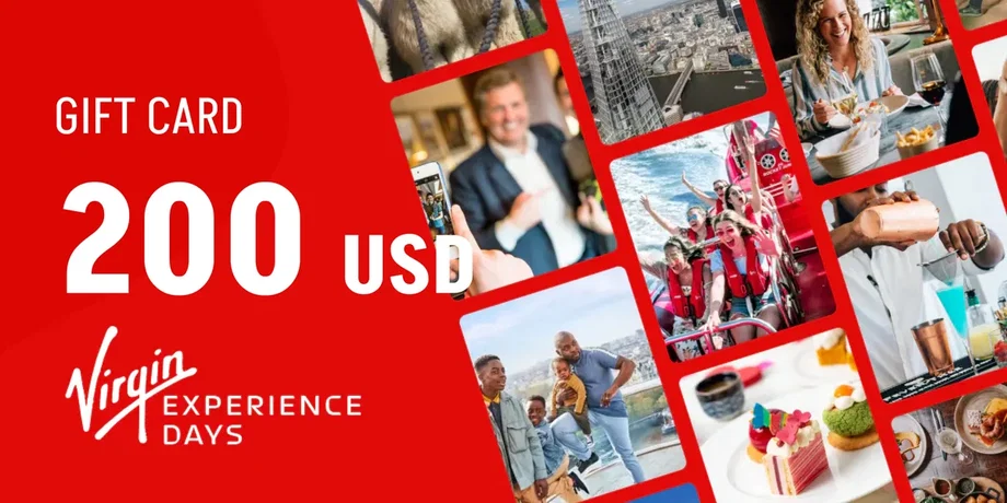 Virgin Experience Days 200 USD Gift Card (United States) gallery image 2