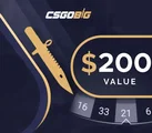 CSGOBIG 200 USD Gift Card (Global) thumb 1