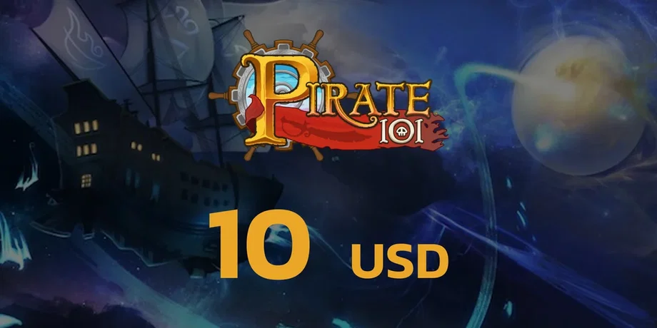 Pirate101 10 USD Gift Card (United States) gallery image 1
