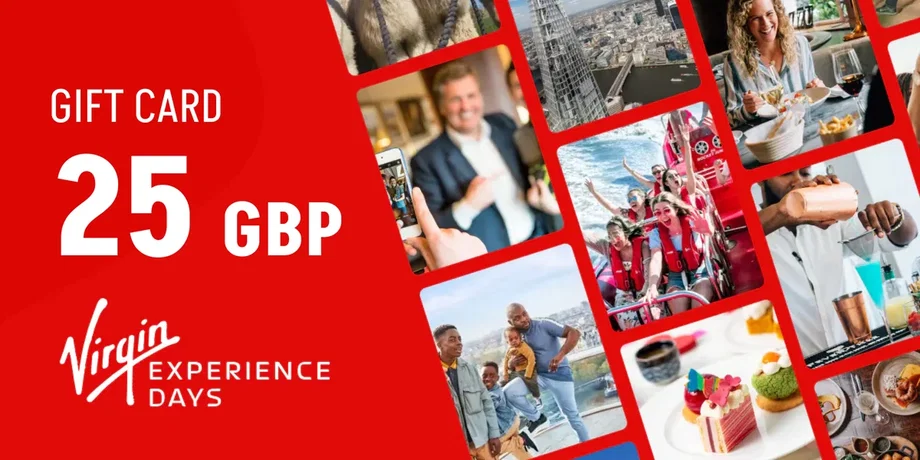 Virgin Experience Days 25 GBP Gift Card (United Kingdom) gallery image 2