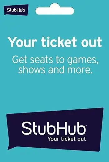 StubHub 300 USD Gift Card (United States) gallery image 2