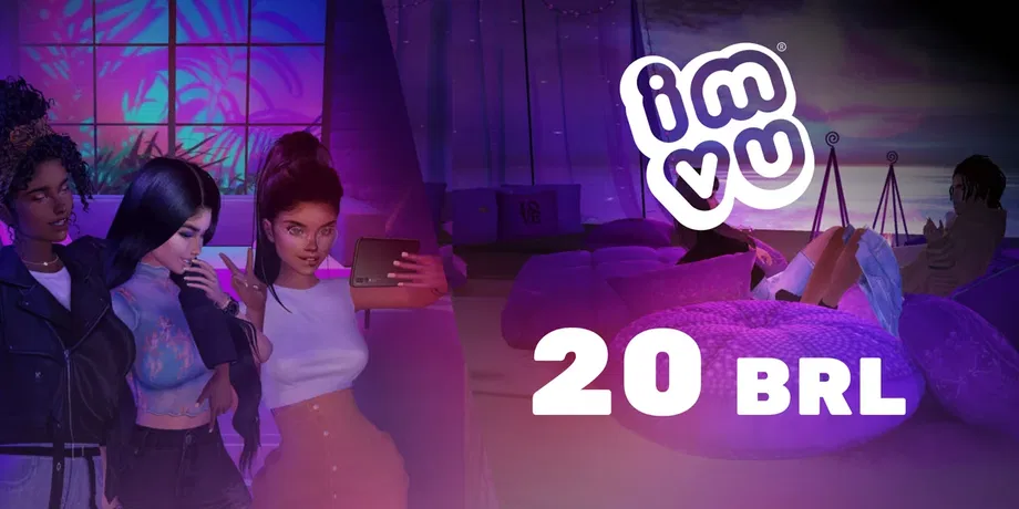 IMVU Game 20 BRL Gift Card (Brazil) gallery image 2