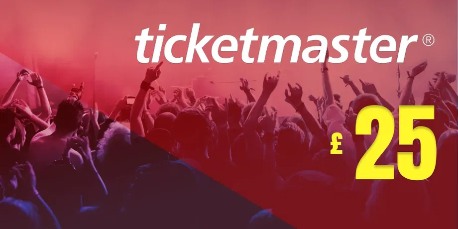 Ticketmaster 25 GBP Gift Card (United Kingdom) gallery image 2