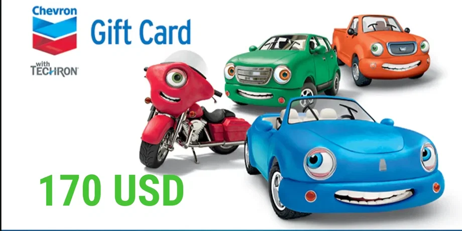 Chevron 170 USD Gift Card (United States) gallery image 2