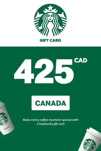 Starbucks 425 CAD Gift Card (Canada) gallery image 2
