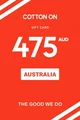 Cotton On Group 475 AUD Gift Card (Australia) thumb 2