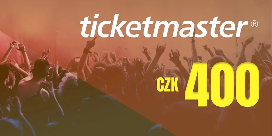 Ticketmaster 400 CZK Gift Card (Czech Republic) gallery image 2