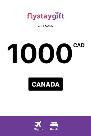 Flystay 1000 CAD Gift Card (Canada) gallery image 2