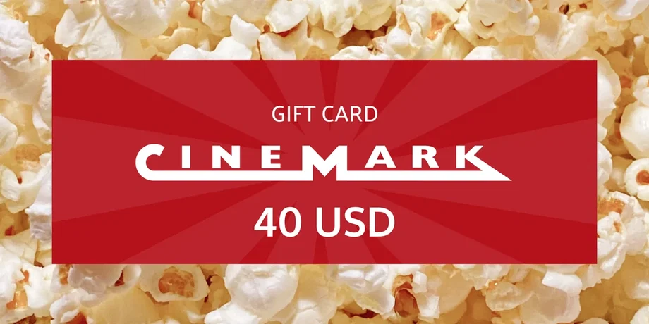 Cinemark 40 USD Gift Card (United States) gallery image 2