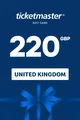 Ticketmaster 220 GBP Gift Card (United Kingdom) thumb 2