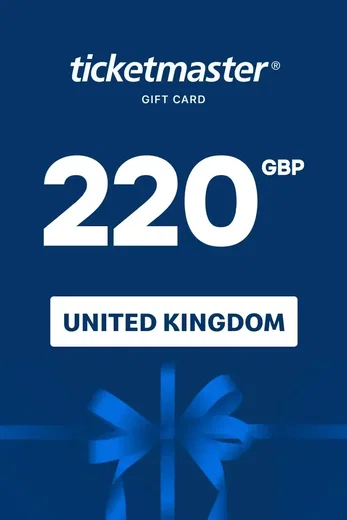 Ticketmaster 220 GBP Gift Card (United Kingdom) gallery image 2