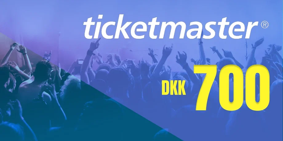 Ticketmaster 700 DKK Gift Card (Denmark) gallery image 2