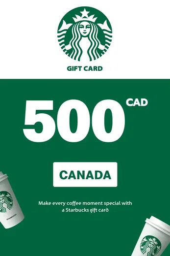 Starbucks 500 CAD Gift Card (Canada) gallery image 2