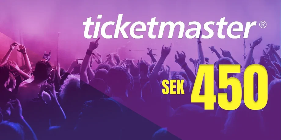 Ticketmaster 450 SEK Gift Card (Sweden) gallery image 2