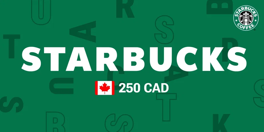 Starbucks 250 CAD Gift Card (Canada) gallery image 2