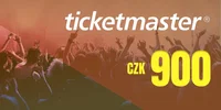 Ticketmaster 900 CZK Gift Card (Czech Republic) thumb 2