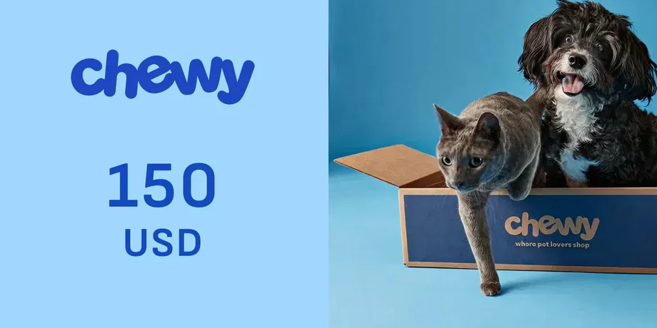 Chewy 150 USD Gift Card (United States) gallery image 2
