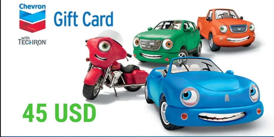 Chevron 45 USD Gift Card (United States) gallery image 2