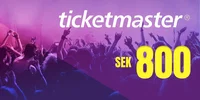 Ticketmaster 800 SEK Gift Card (Sweden) thumb 2