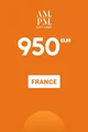 AMPM 950 EUR Gift Card (France) thumb 2