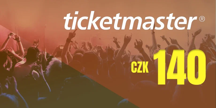 Ticketmaster 140 CZK Gift Card (Czech Republic) gallery image 2