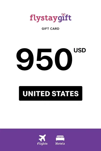 Flystay 950 USD Gift Card (United States)