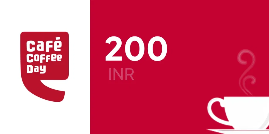 Cafe Coffee Day 200 INR Gift Card (India) gallery image 2