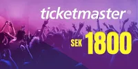 Ticketmaster 1800 SEK Gift Card (Sweden) thumb 2