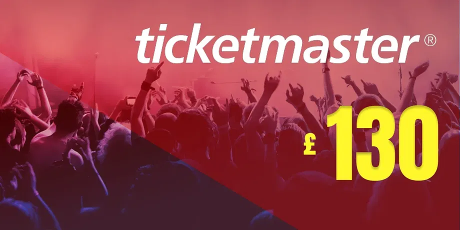 Ticketmaster 130 GBP Gift Card (United Kingdom) gallery image 2