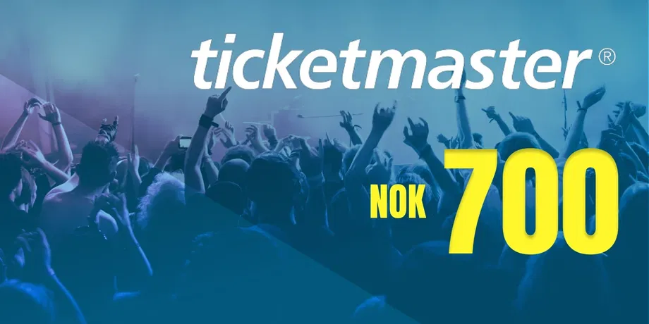 Ticketmaster 700 NOK Gift Card (Norway) gallery image 2