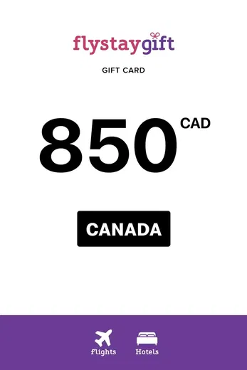 Flystay 850 CAD Gift Card (Canada) gallery image 2