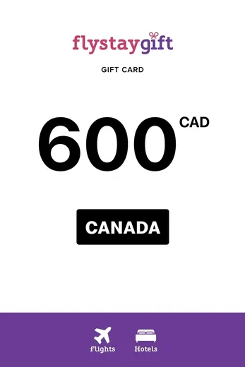 Flystay 600 CAD Gift Card (Canada) gallery image 2