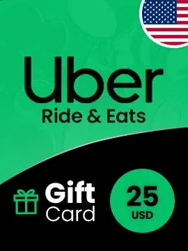Uber Eats Uber 25 USD Gift Card (United States) gallery image 2