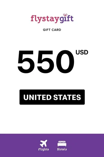 Flystay 550 USD Gift Card (United States) gallery image 2
