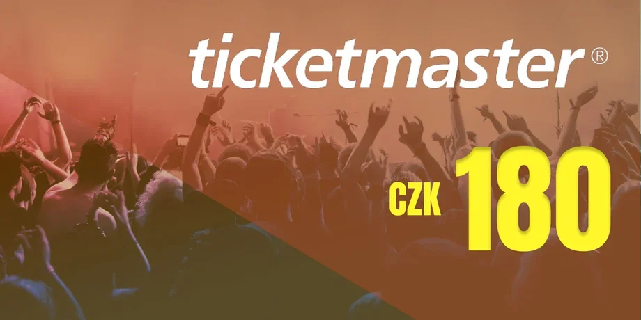 Ticketmaster 180 CZK Gift Card (Czech Republic) gallery image 2