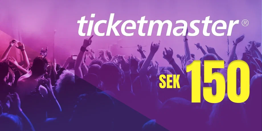 Ticketmaster 150 SEK Gift Card (Sweden) gallery image 2