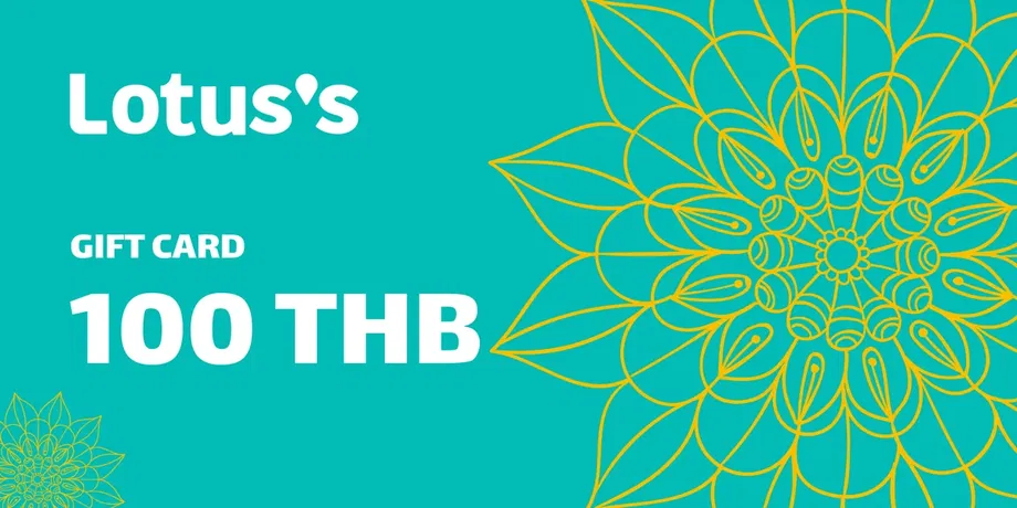 Lotuss 100 THB Gift Card (Thailand) gallery image 2