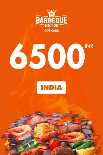 Barbeque Nation 6500 INR Gift Card (India) gallery image 2