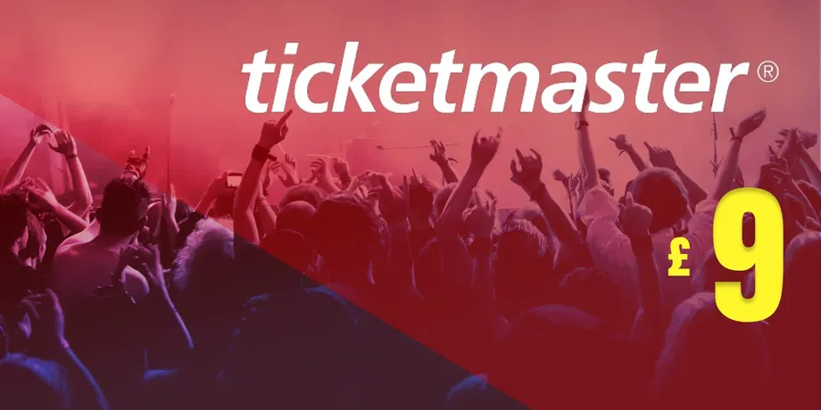 Ticketmaster 9 GBP Gift Card (United Kingdom) gallery image 2