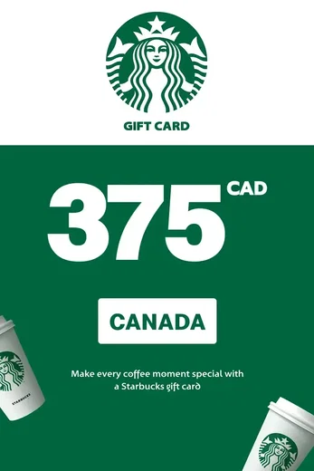 Starbucks 375 CAD Gift Card (Canada) gallery image 2