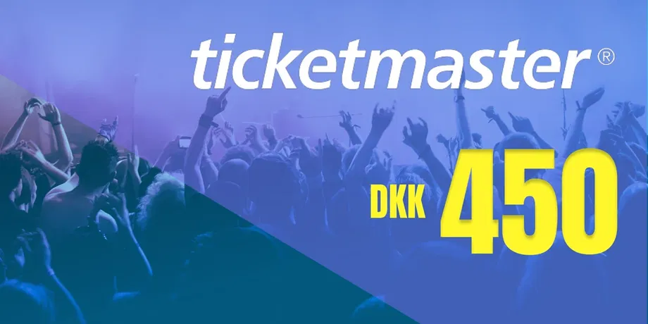 Ticketmaster 450 DKK Gift Card (Denmark) gallery image 2