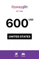 Flystay 600 USD Gift Card (United States) thumb 2