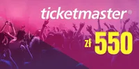 Ticketmaster 550 PLN Gift Card (Poland) thumb 2