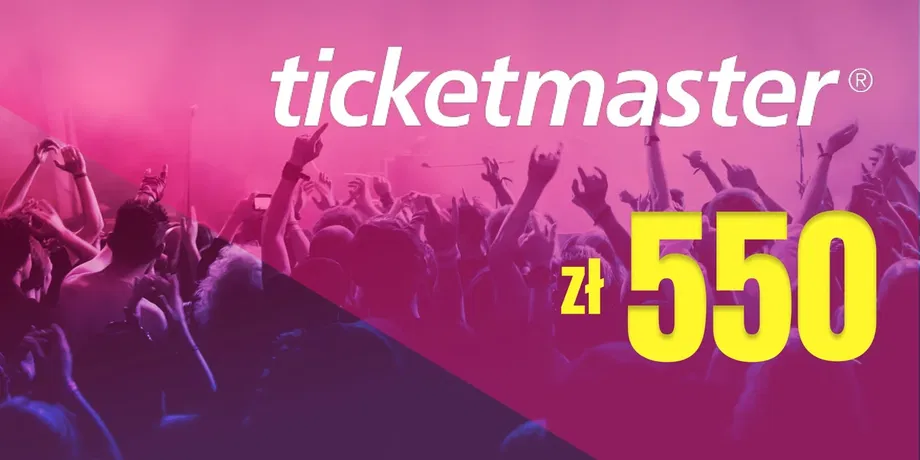 Ticketmaster 550 PLN Gift Card (Poland) gallery image 2