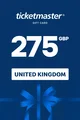 Ticketmaster 275 GBP Gift Card (United Kingdom) thumb 2